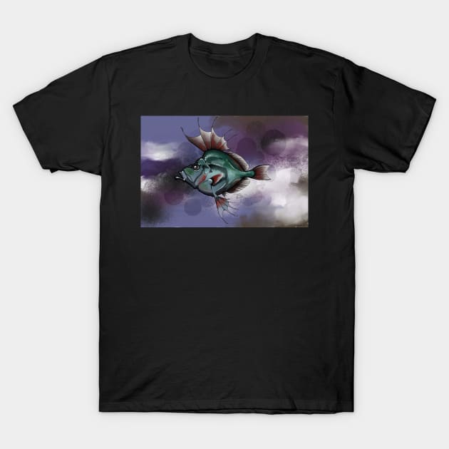 Mirror Dory Illustration T-Shirt by grosvenordesign